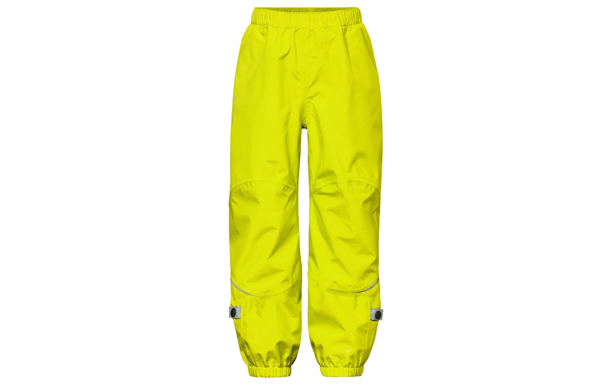 VAUDE Velohose – 122–128 – Hellgrün, Polyester (recycelt), Polyurethan-Membran