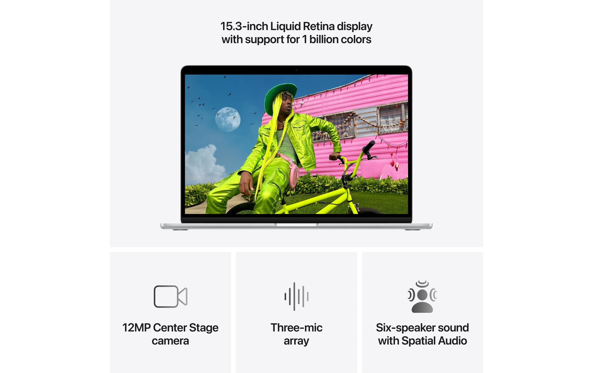 Apple MacBook Air – 15", M5 10C, 32 GB, 1 TB SSD, QWERTZ (CH)