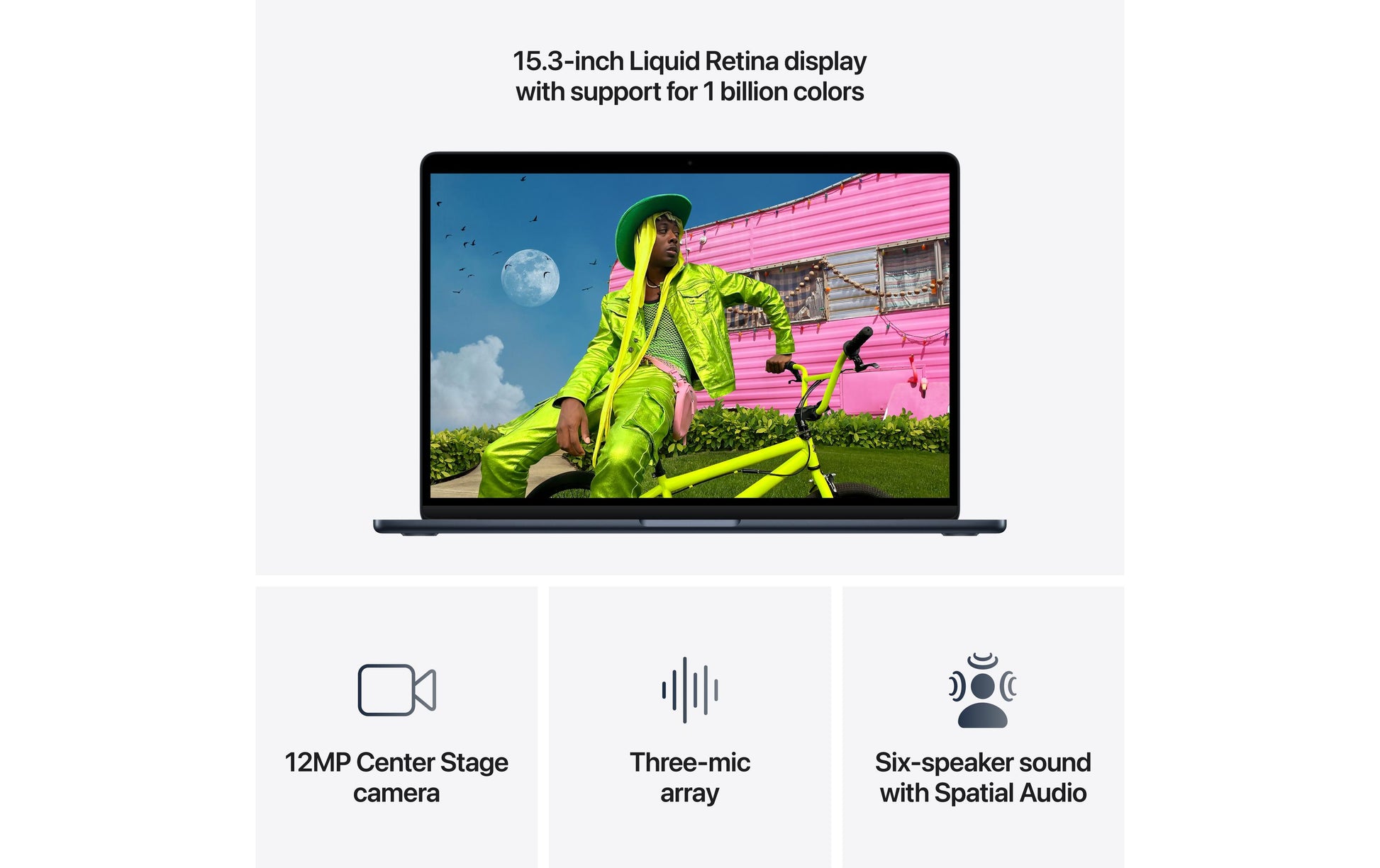 Apple MacBook Air 15 – 15,3" WQXGA+, M5, 24 GB, 2 TB SSD, macOS, QWERTZ (CH)