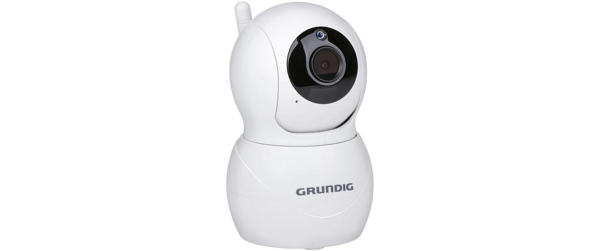 Grundig Video-Babyphone, 300 m Reichweite, Nachtlicht, Weiss