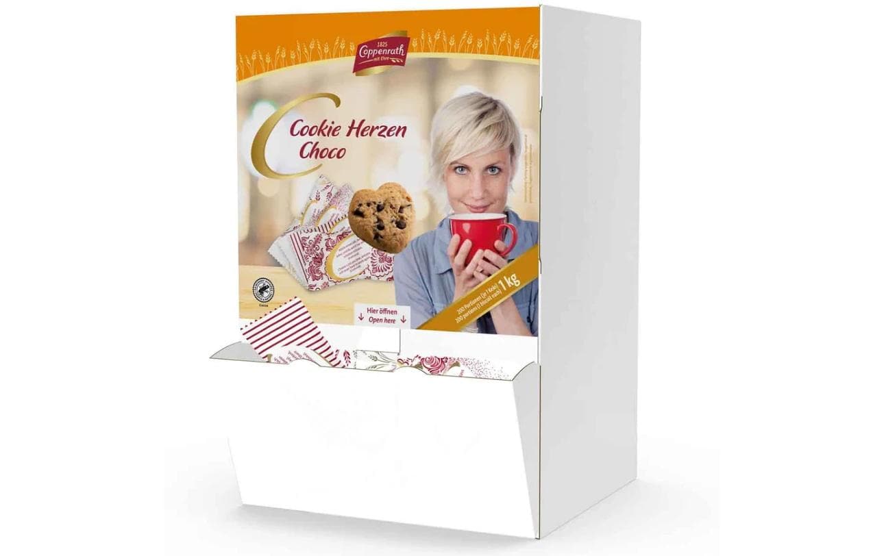 Coppenrath Cookie-Herzen – Schokolade – 1 kg