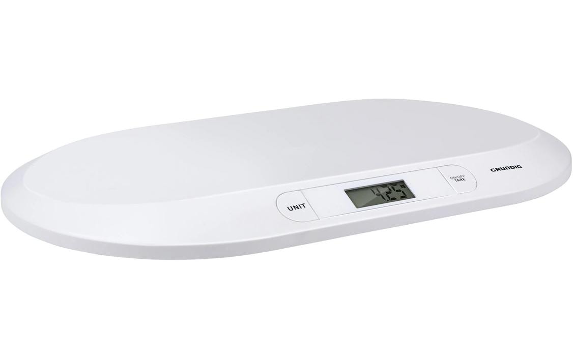 Grundig Paketwaage – Tragkraft 20 kg, Weiss