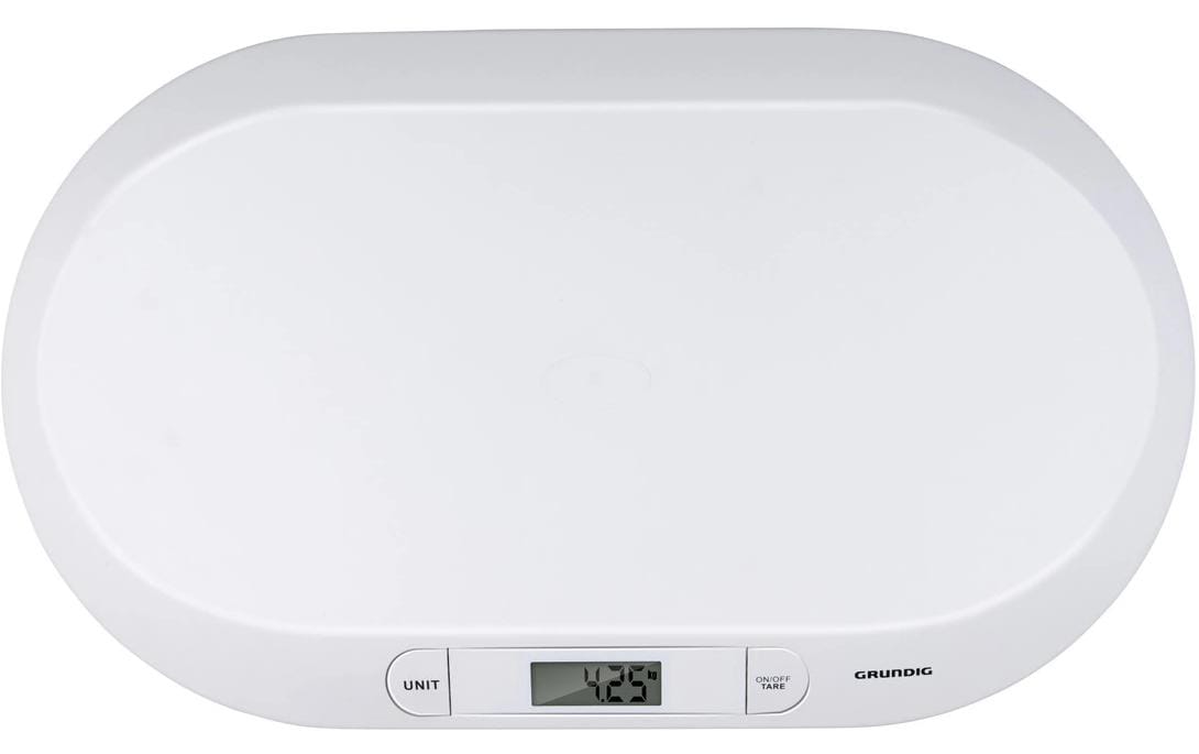 Grundig Paketwaage – Tragkraft 20 kg, Weiss