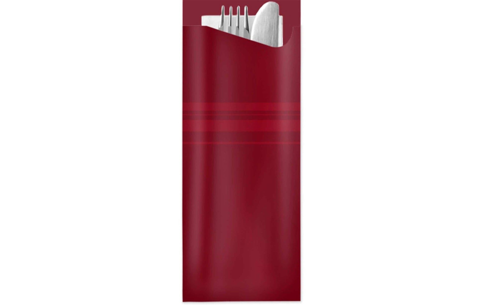 Pochetta Besteck-Set, Papier – 27 cm, Bordeaux