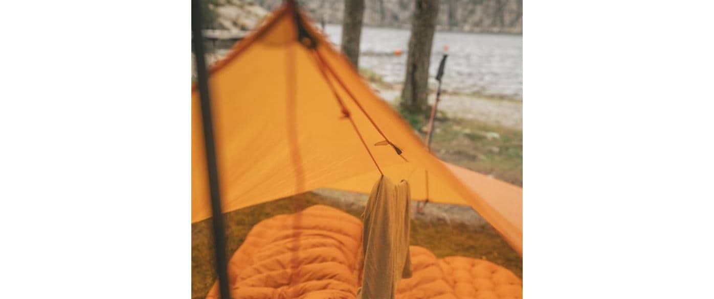 Robens Tarp Vestis Duo UL – Wassersäule 2000 mm, eckig – 2920×3100×2920 mm – Orange – Polyester