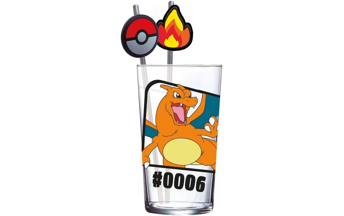 Stor Trinkgläser – 24er Set, 480 ml, Ø 9,5 cm, H 23,1 cm, Glas/Metall, Mehrfarbig, mit Trinkhalm