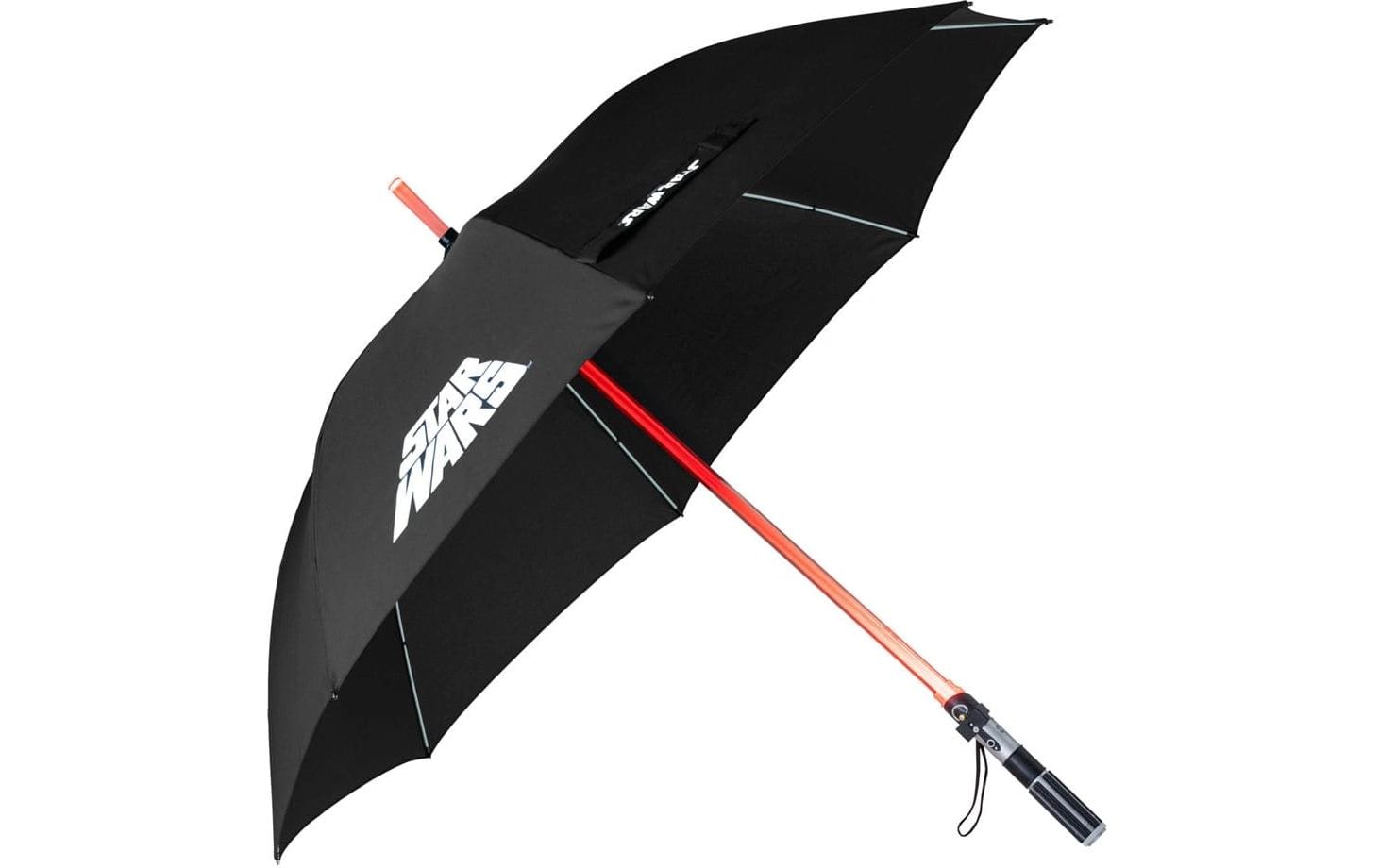 Grupo erik Premium Darth Vader Stockschirm – Ø 105 cm, L 90 cm – Rot