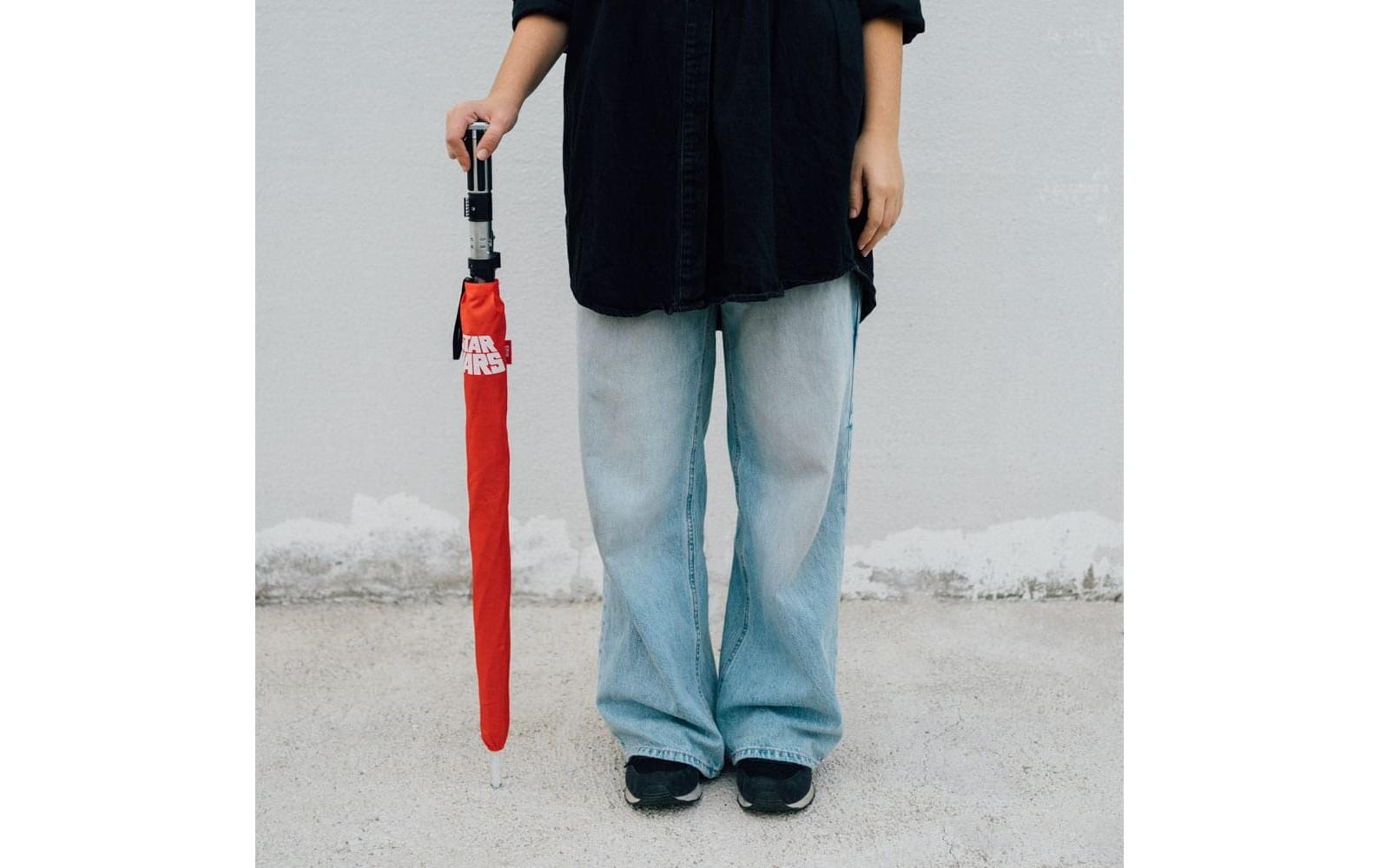 Grupo erik Premium Darth Vader Stockschirm – Ø 105 cm, L 90 cm – Rot