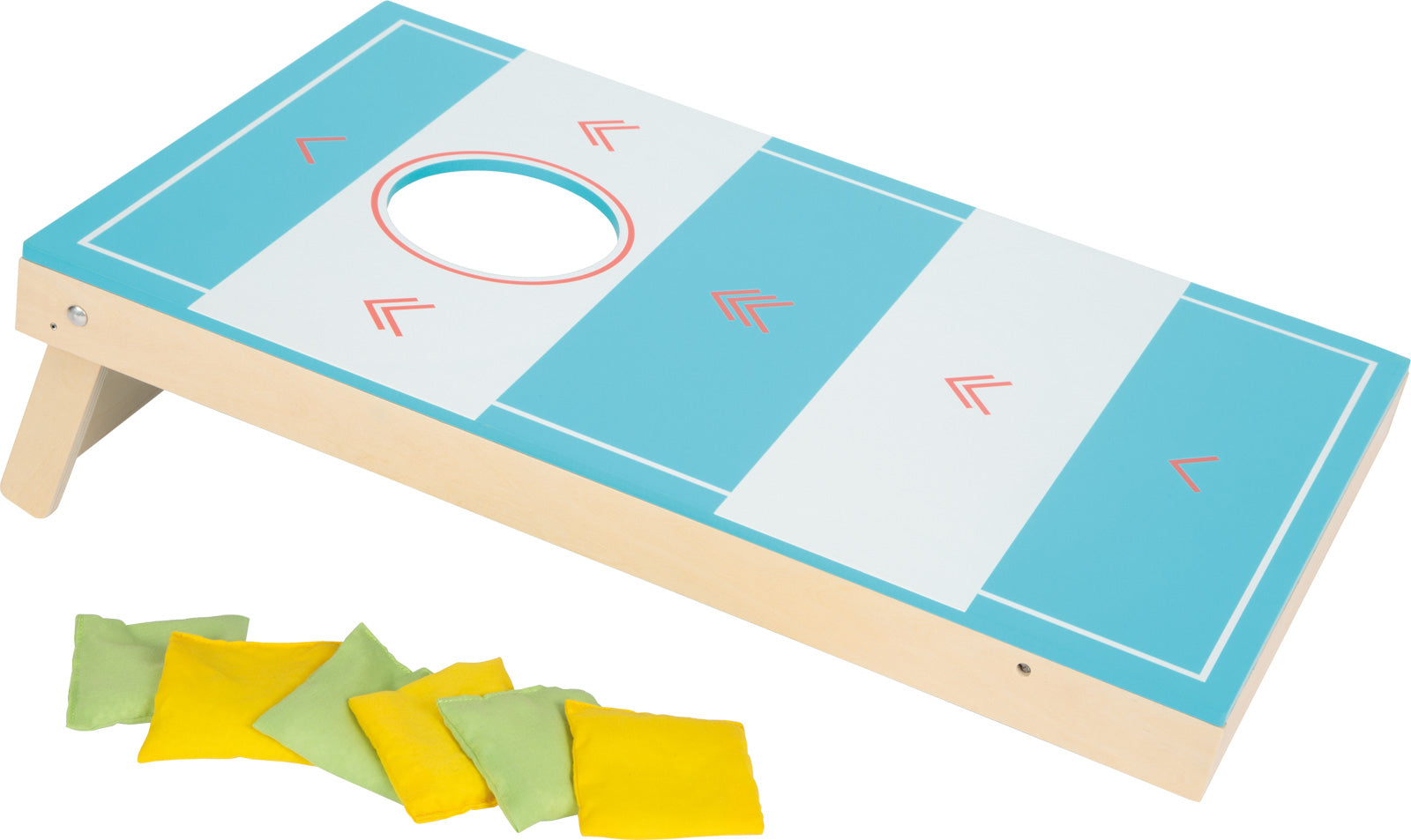 Small foot Cornhole und Sling Puck – Geschicklichkeitsspiel, 1 Spieler, ab 5 Jahren