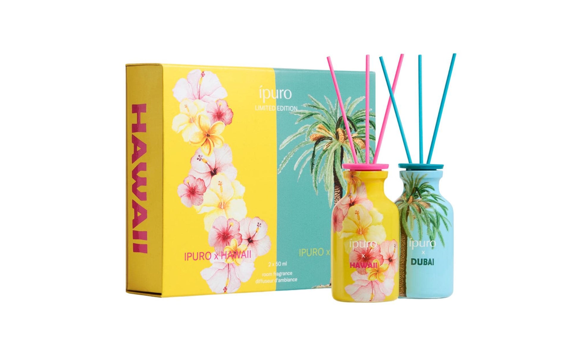 Ipuro HAWAII/DUBAI – Geschenkset, 2 × 50 ml