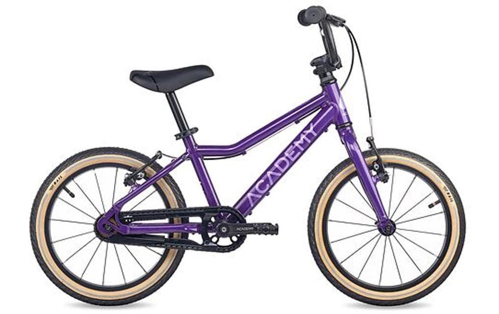 Academy Grade 3 Fahrrad – Felgenbremse, Sitz & Lenker höhenverstellbar – 16" – ab 4 Jahren – Aluminium, violett