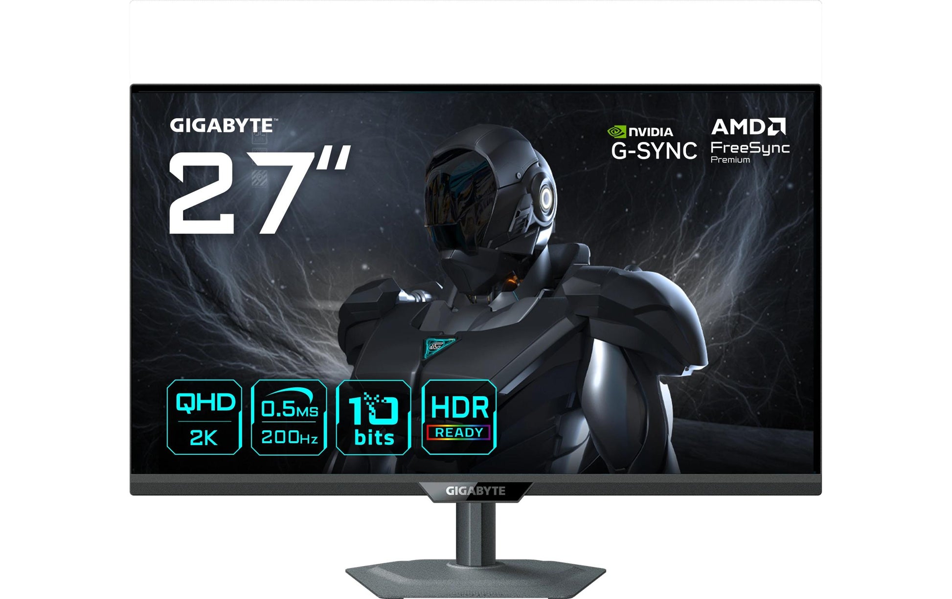 GIGABYTE G27Q20 – 27", 2560 × 1440 (WQHD), IPS, 200 Hz, KVM