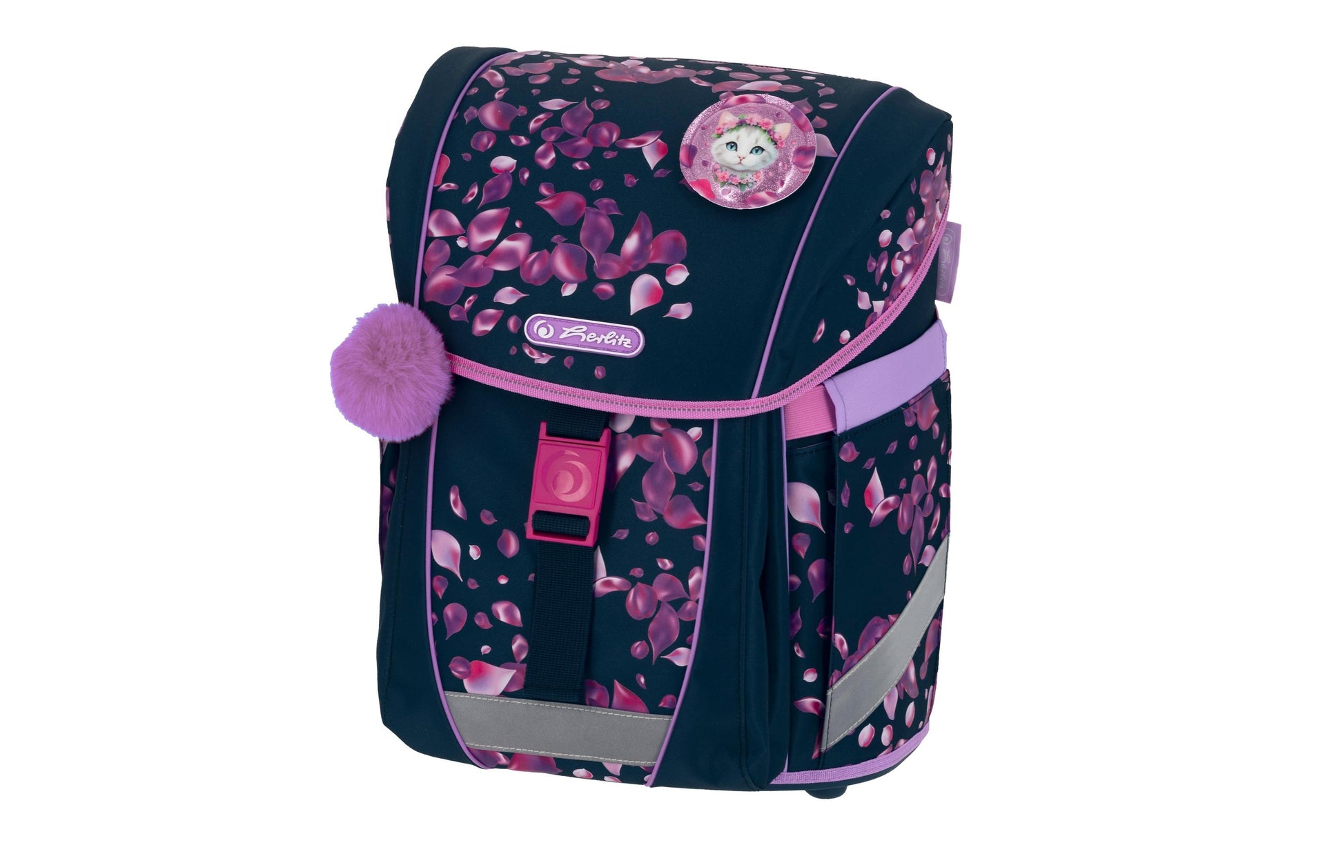 Herlitz FiloActive XL Plus Dance – Schulrucksack-Set 5-teilig, Dunkelviolett, 21 l