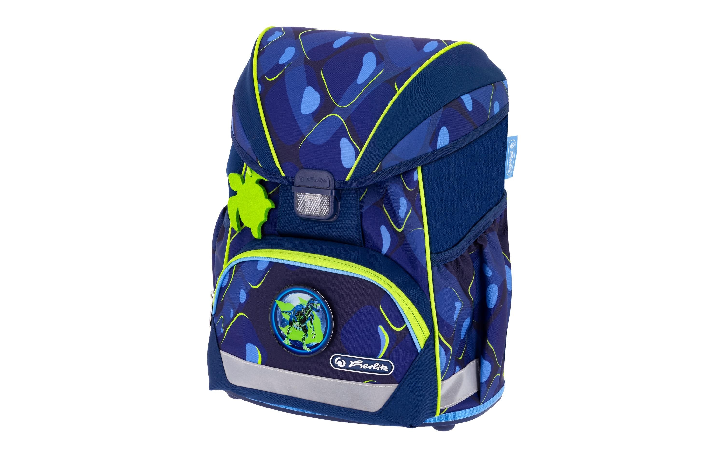 Herlitz UltraLight XL Plus – Schulrucksack-Set 4-teilig, T-Rex, 22 l