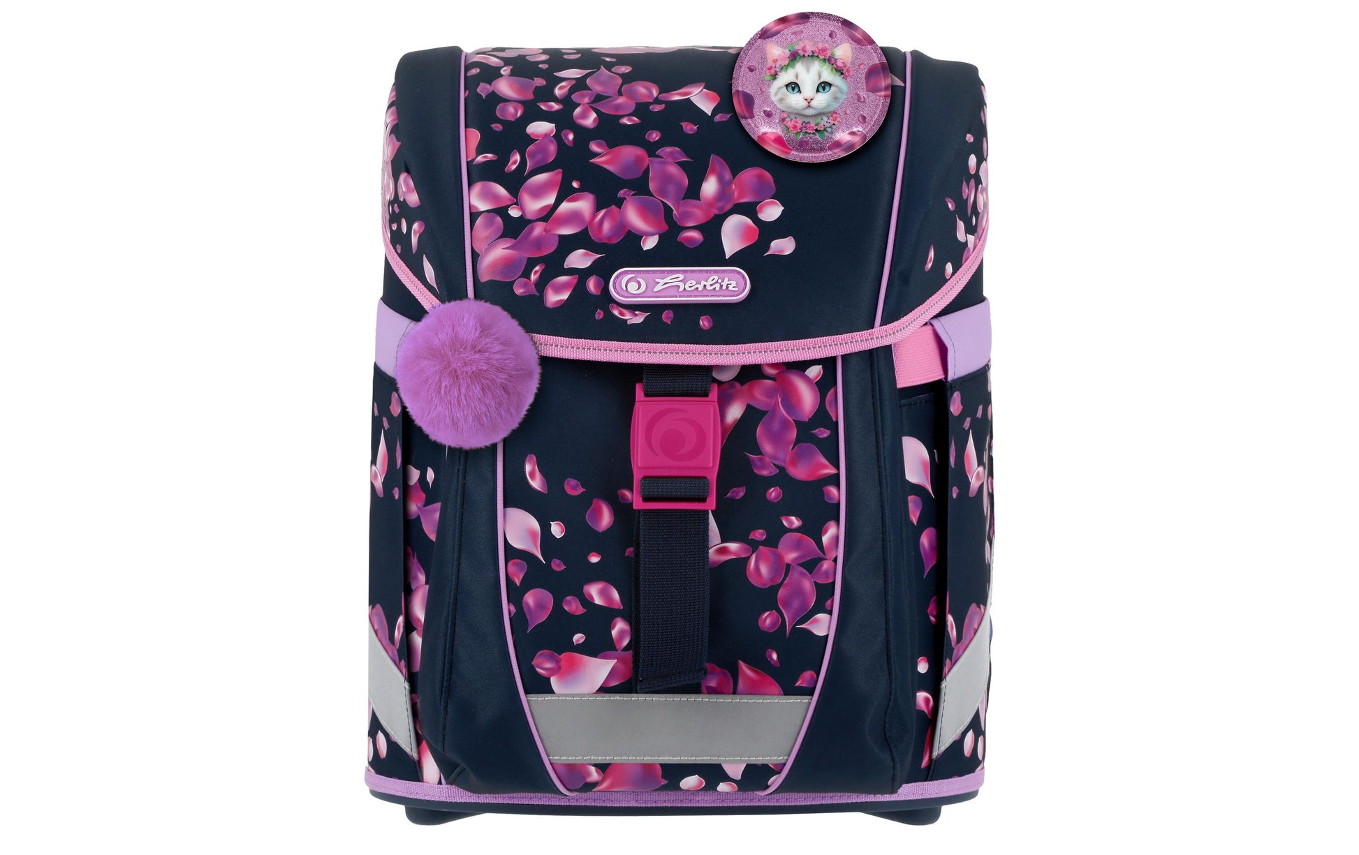 Herlitz FiloActive XL Plus Dance – Schulrucksack-Set 5-teilig, Dunkelviolett, 21 l