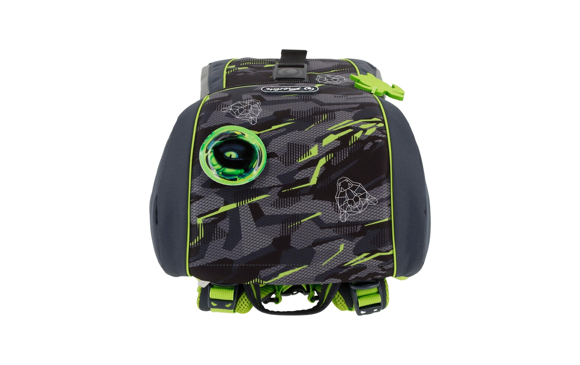 Herlitz Schulrucksack-Set 5-teilig, Grün/Schwarz, 21 l