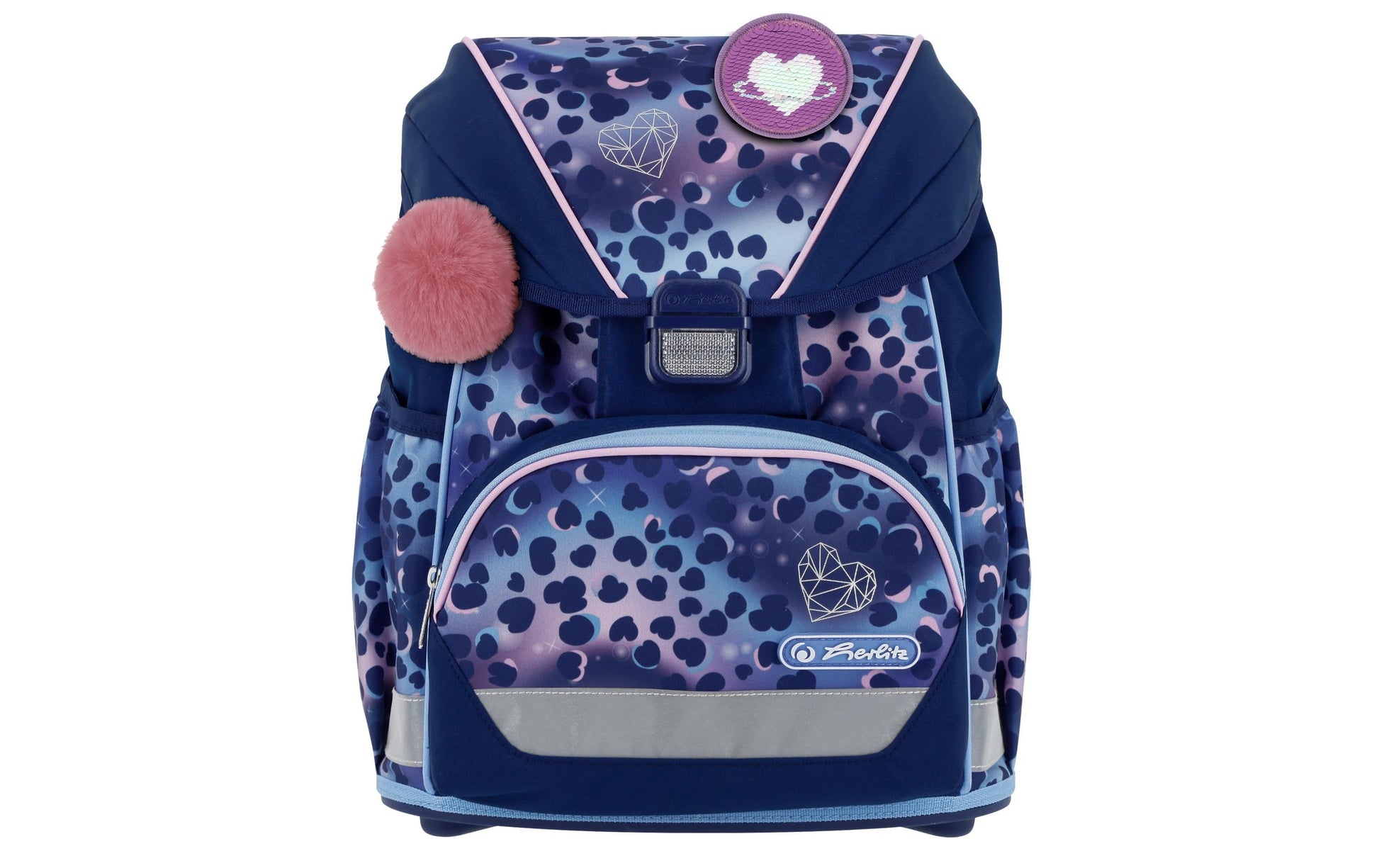 Herlitz UltraLight XL Plus – Schulrucksack-Set 4-teilig, Tiger, 22 l
