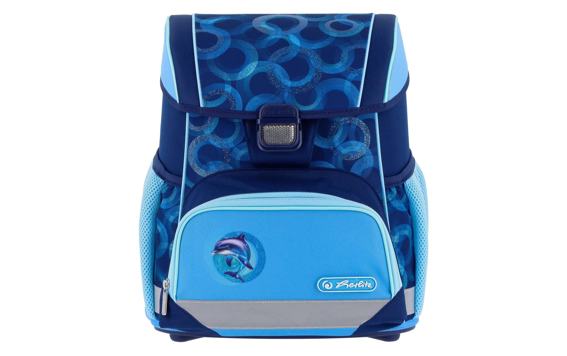 Herlitz Loop Plus – Schulrucksack-Set 4-teilig, Blau, 17 l
