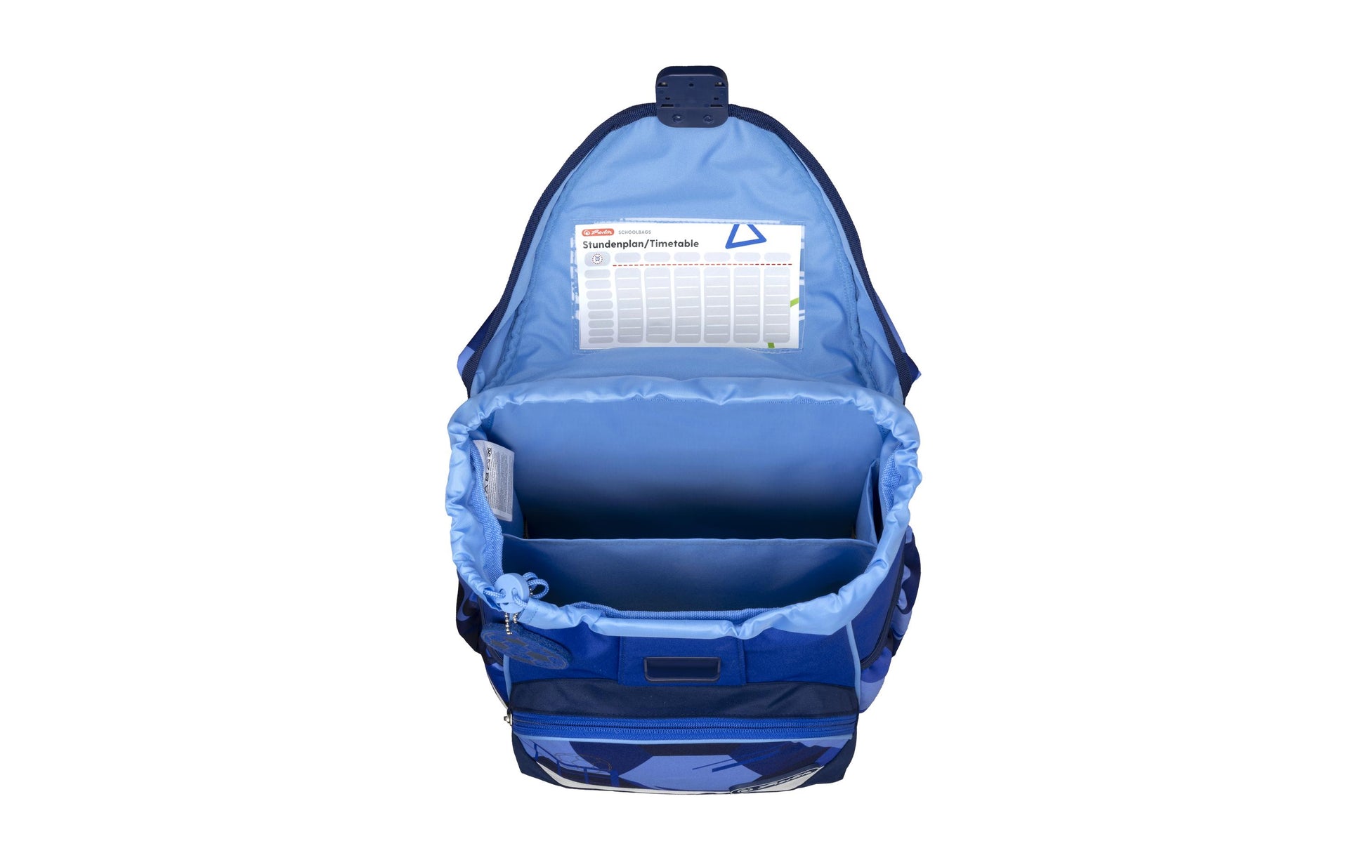 Herlitz UltraLight Plus – Schulrucksack-Set 4-teilig, Blau, 16 l, 28×36×21 cm