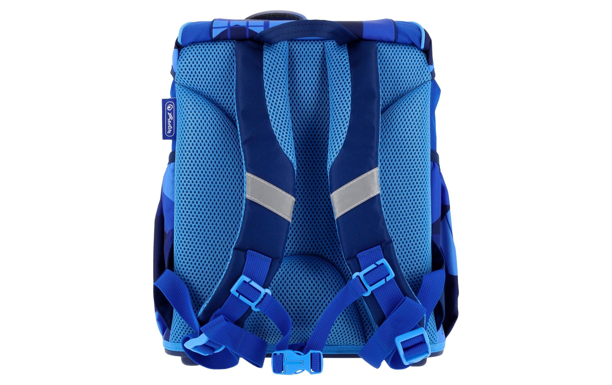 Herlitz UltraLight Plus – Schulrucksack-Set 4-teilig, Blau, 16 l, 28×36×21 cm