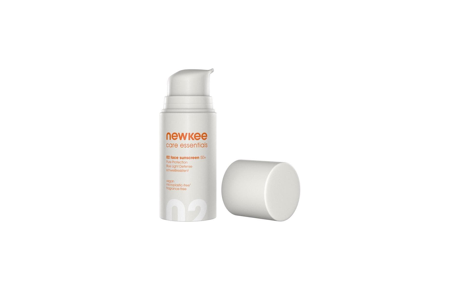 Newkee Sonnencreme SPF 50+ – Gesicht – wasserfest – 30 ml