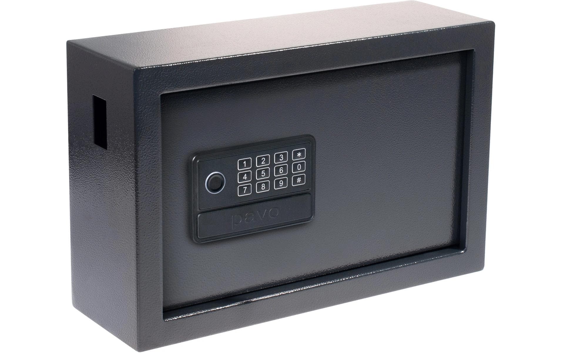 PAVO Advanced – Schlüsseltresor, Elektronikschloss, für 20 Schlüssel, 310 × 100 × 200 mm, Dunkelgrau