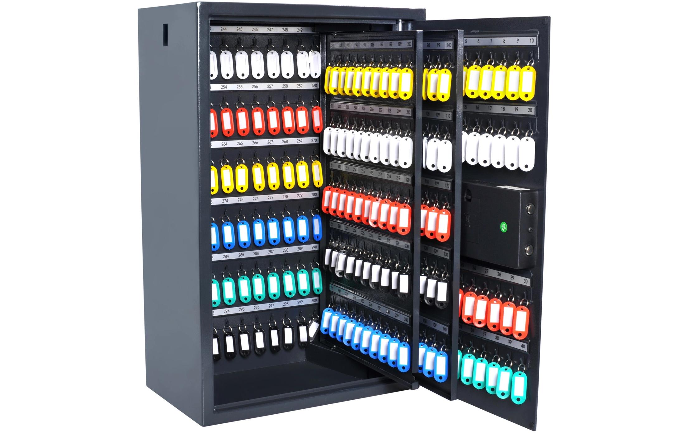 PAVO Advanced – Schlüsseltresor, Elektronikschloss, für 300 Schlüssel, 410 × 250 × 650 mm