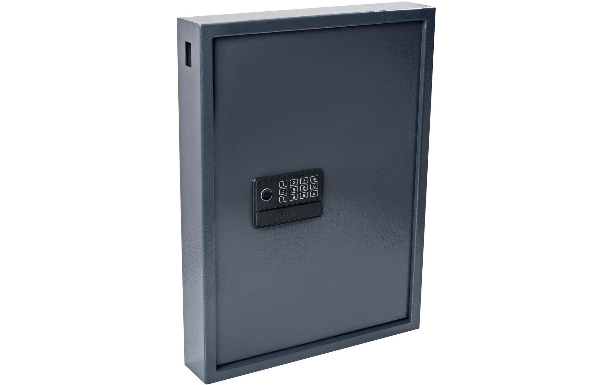 PAVO High Security – Schlüsseltresor, Elektronikschloss, für 50 Schlüssel, Stahl, Dunkelgrau