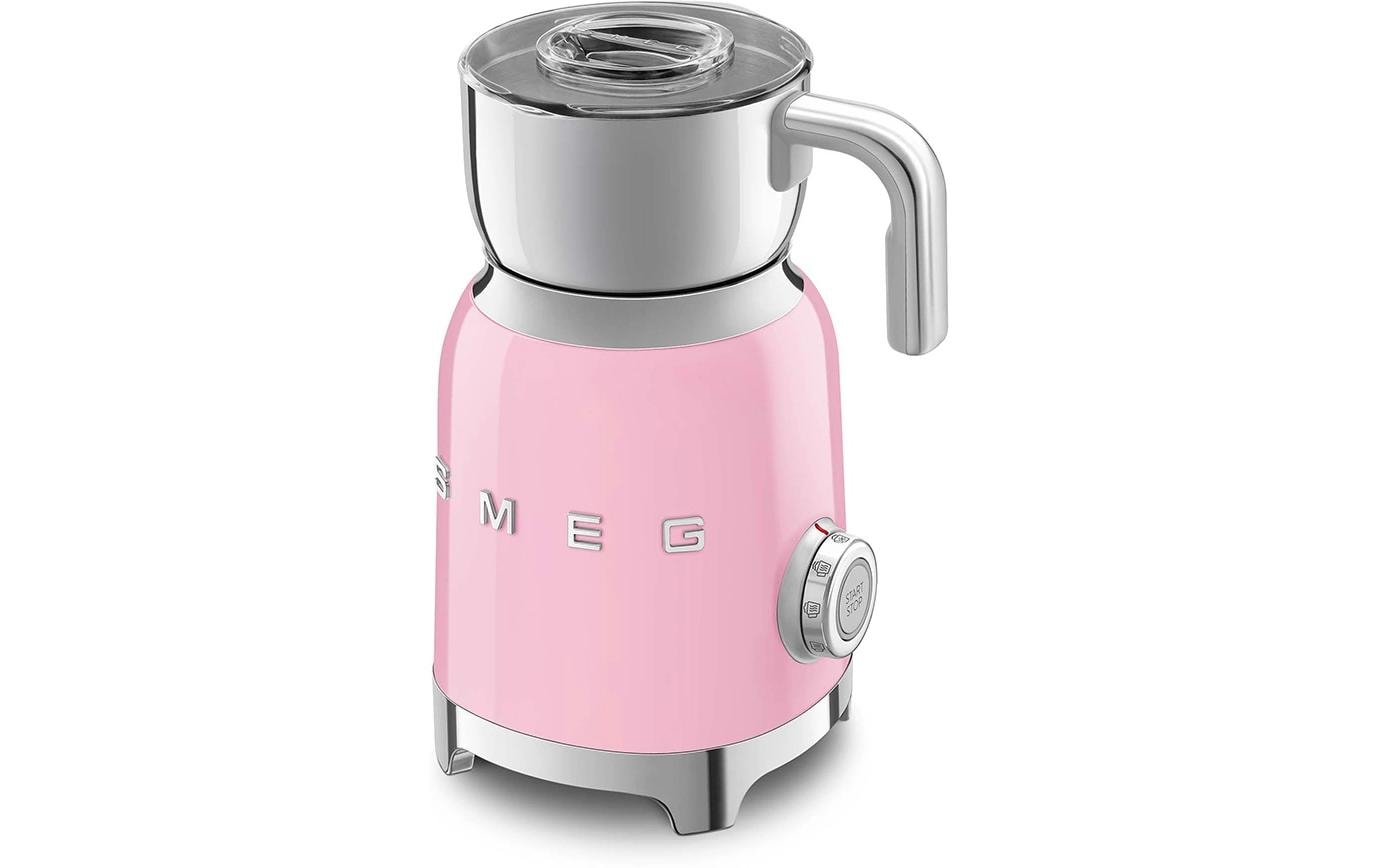 Smeg Milchaufschäumer MFF11PKEU – 600 ml, 500 W – rosa