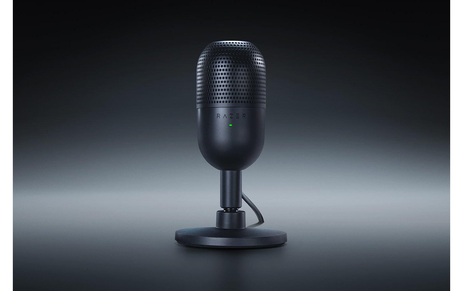 Razer Seiren V3 Mini – Tischmikrofon – USB-C, Superniere, 24 Bit/96 kHz – Schwarz