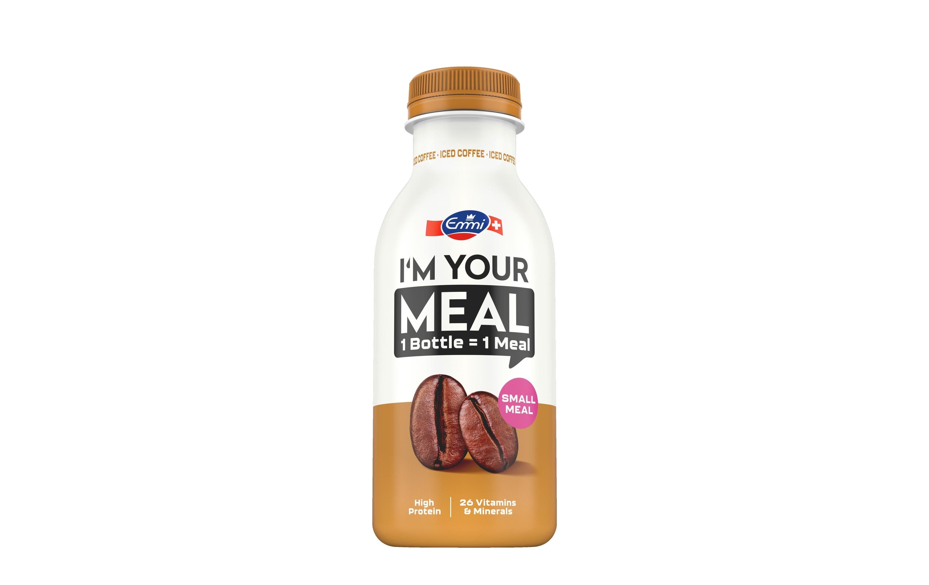 Emmi i'm your meal Emmi Trinkmahlzeit Iced Coffee – Kaffeegetränk – Iced Coffee Latte, 3,5 dl