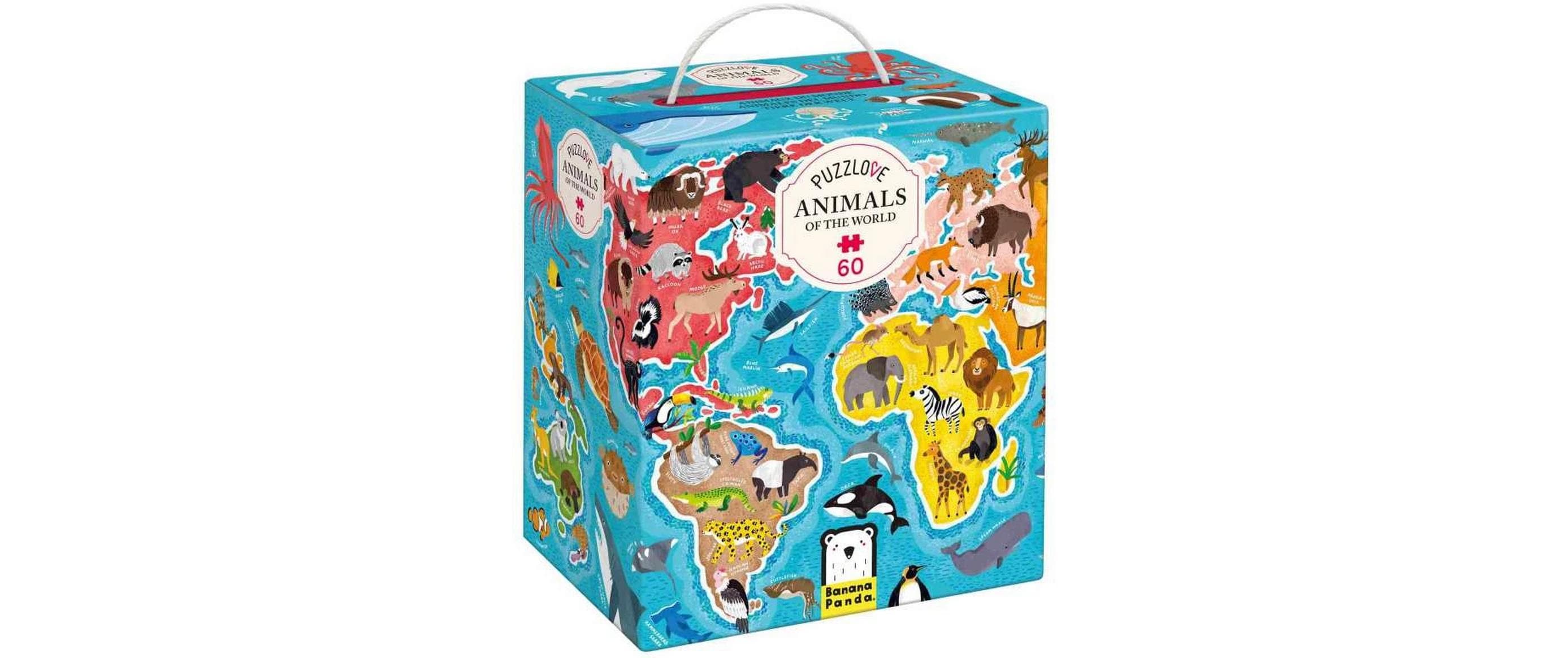 Banana panda Puzzle Puzzlover Tiere der Welt – Logikspiel, ab 4 Jahren, mehrsprachig