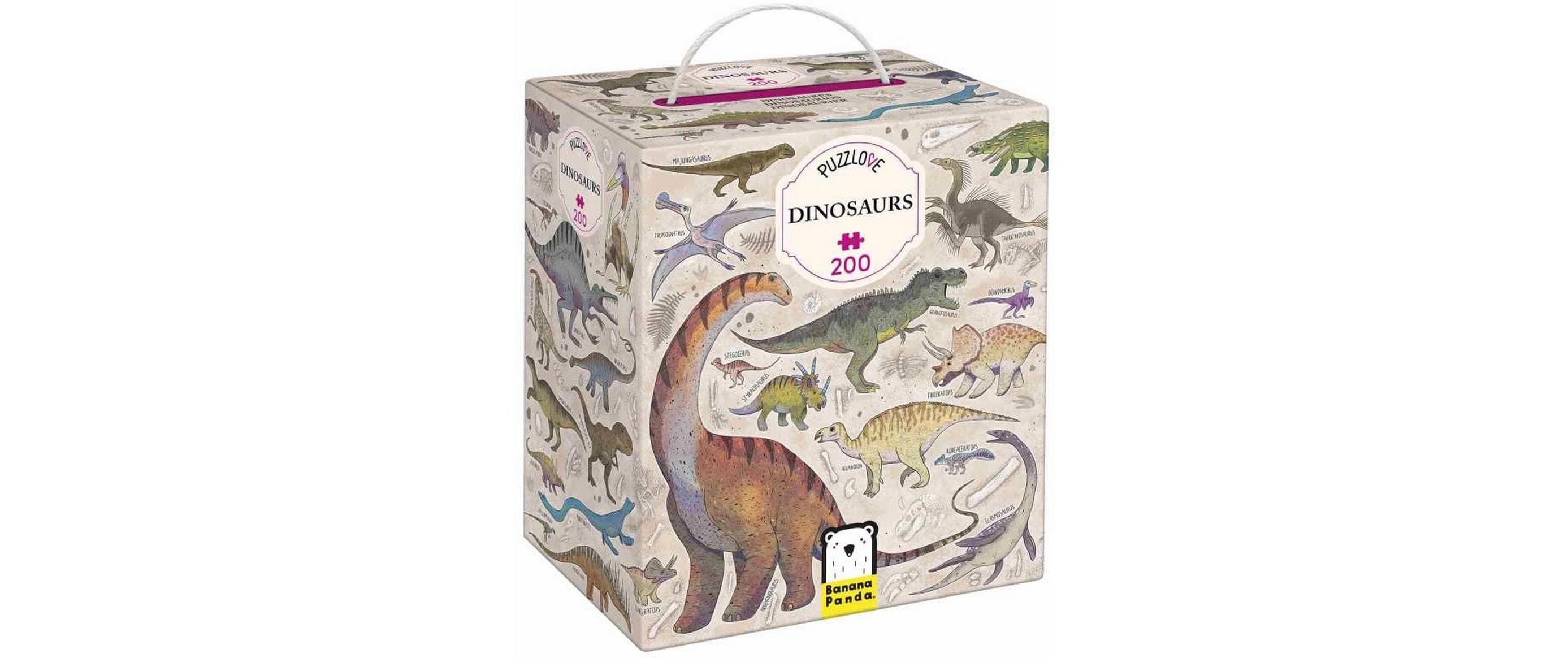 Banana panda Puzzlover Dinosaurs – Logikspiel, ab 7 Jahren, EN/mehrsprachig