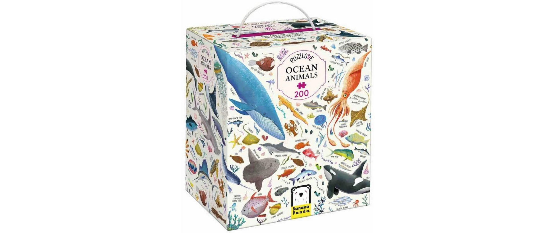 Banana panda Puzzle Puzzlover Ocean Tiere – Logikspiel, ab 7 Jahren, mehrsprachig