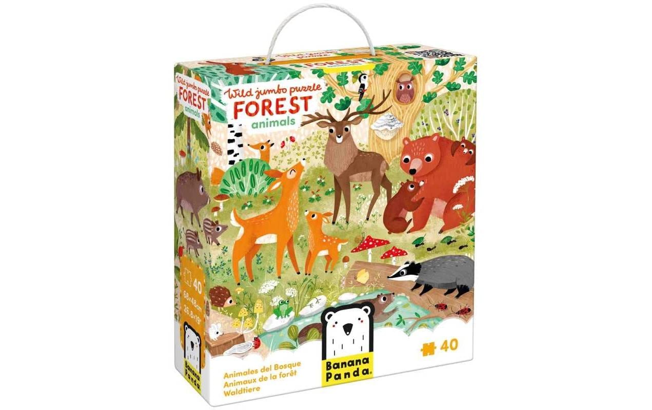 Banana panda Wild Jumbo Waldtiere – Logikspiel, ab 3 Jahren, mehrsprachig