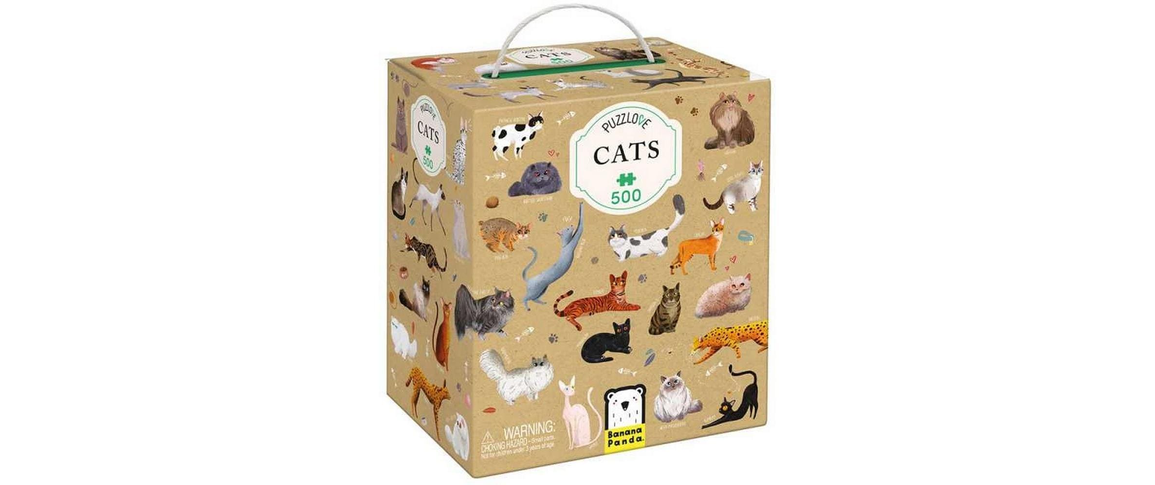 Banana panda Puzzlover Cats – Logikspiel, ab 9 Jahren, EN