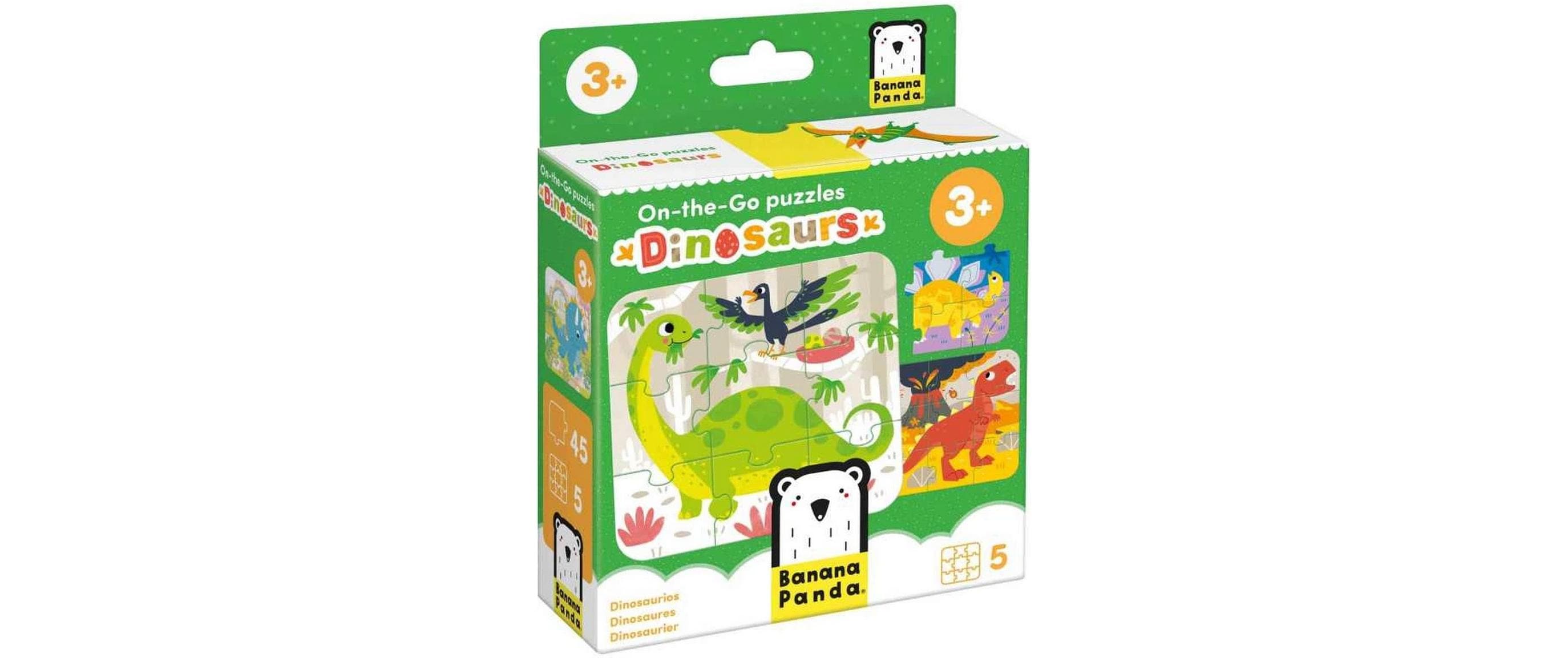 Banana panda Puzzle Tiere – 45 Teile – ab 3 Jahren – 13 × 4,5 cm – Pappe