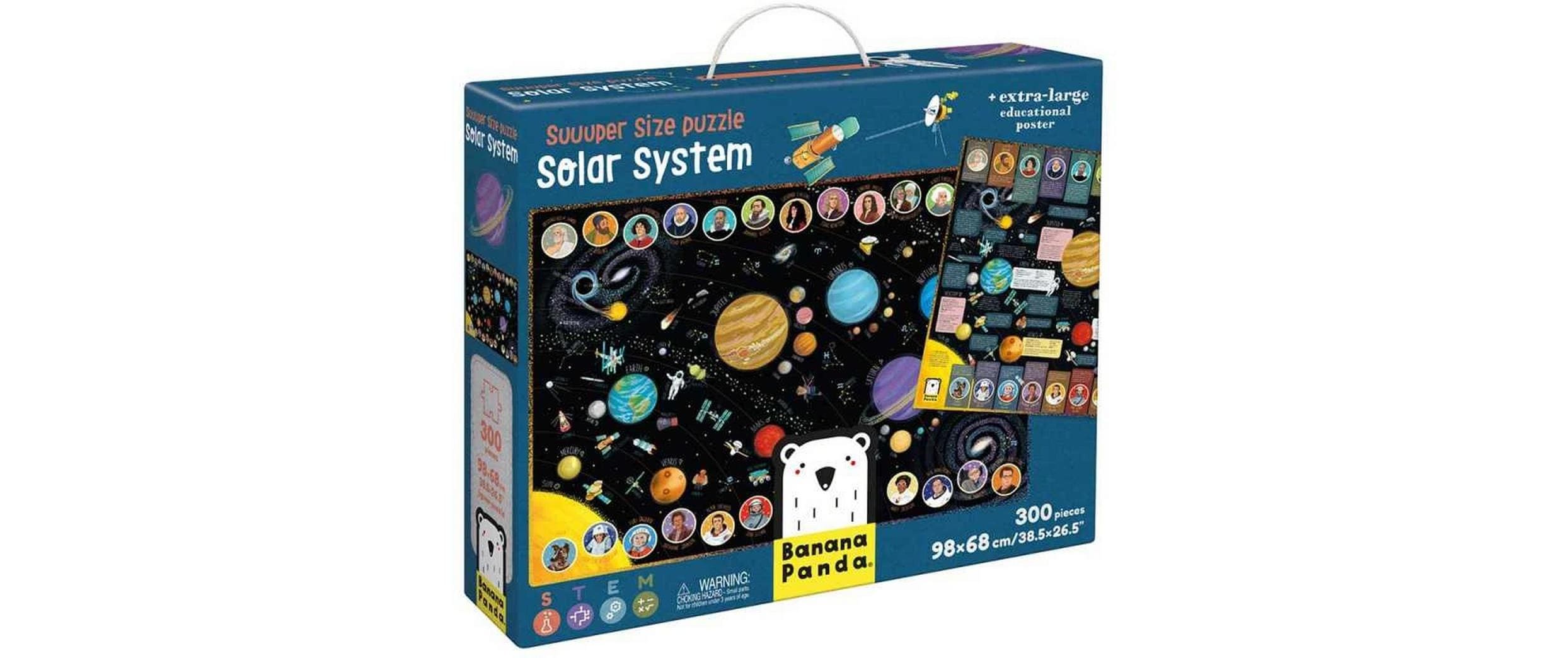 Banana panda Suuuper Size Sonnensystem – Logikspiel, ab 7 Jahren, EN/mehrsprachig