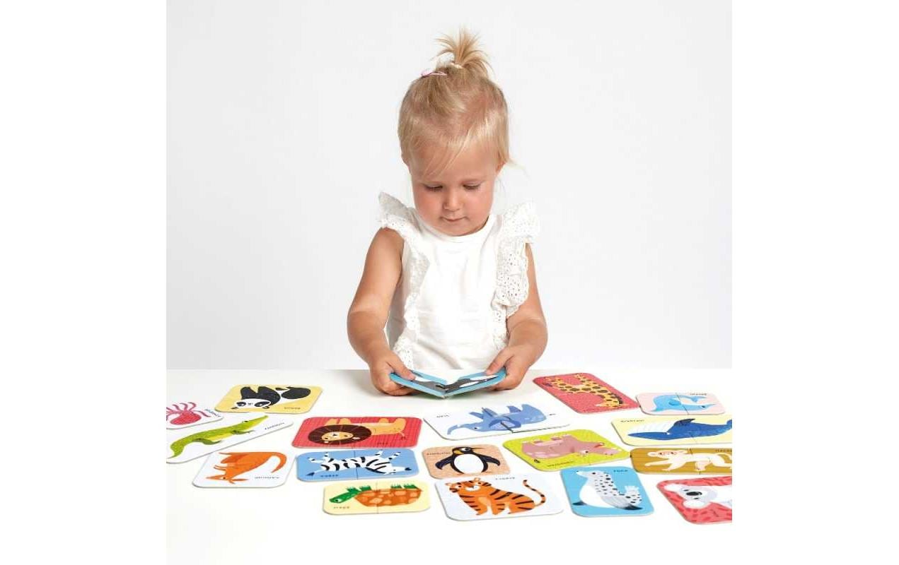 Banana panda Puzzle Tiere – 18 Teile – ab 1,5 Jahren – Karton, Papier, Pappe