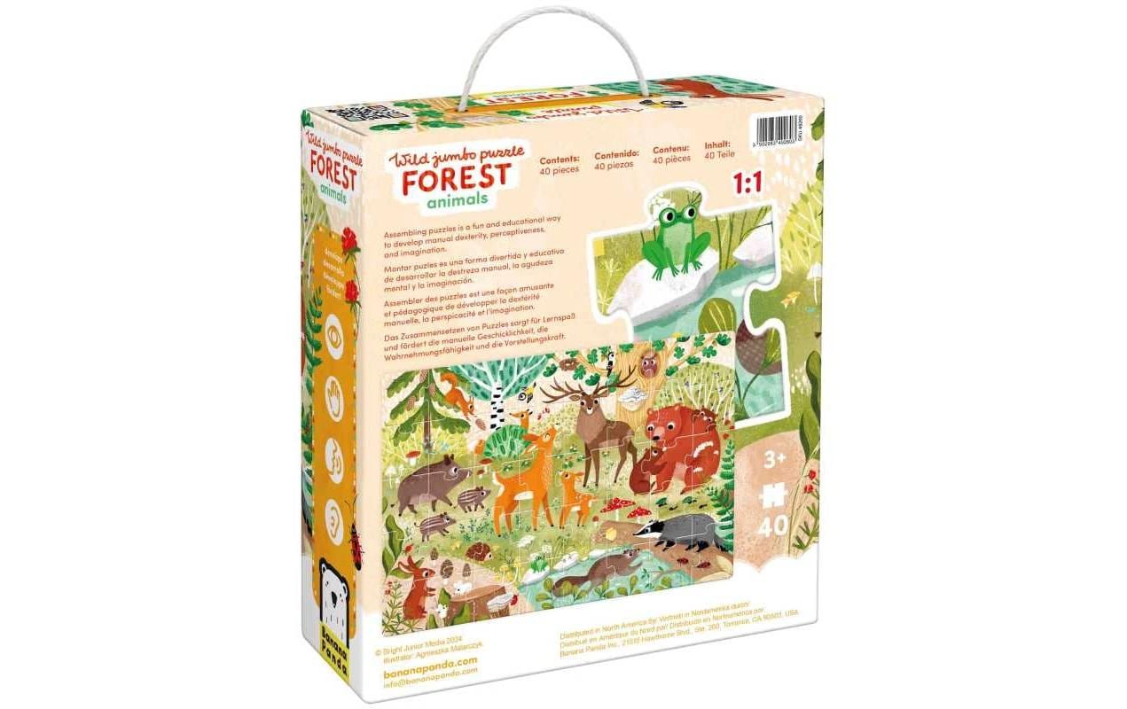 Banana panda Wild Jumbo Waldtiere – Logikspiel, ab 3 Jahren, mehrsprachig