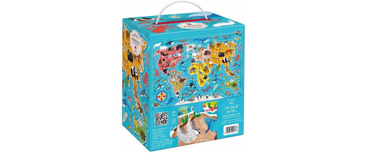 Banana panda Puzzle Puzzlover Tiere der Welt – Logikspiel, ab 4 Jahren, mehrsprachig