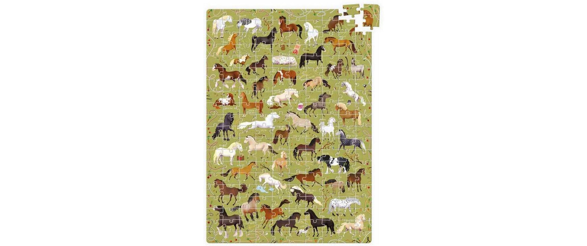 Banana panda Puzzlover Horses – Logikspiel, ab 7 Jahren, EN/mehrsprachig