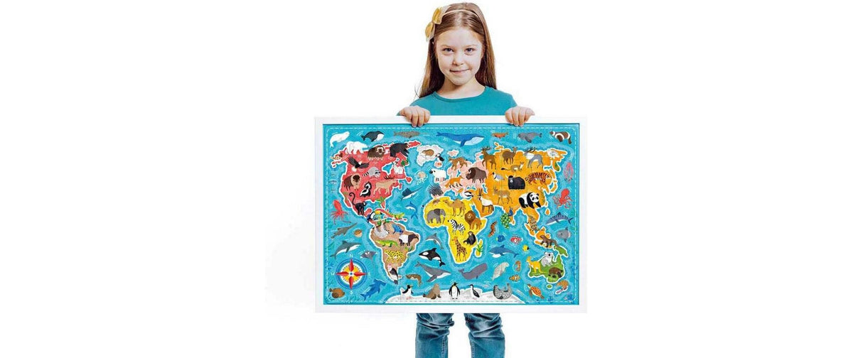 Banana panda Puzzle Puzzlover Tiere der Welt – Logikspiel, ab 4 Jahren, mehrsprachig