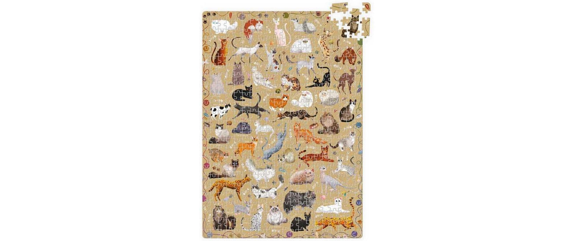 Banana panda Puzzlover Cats – Logikspiel, ab 9 Jahren, EN