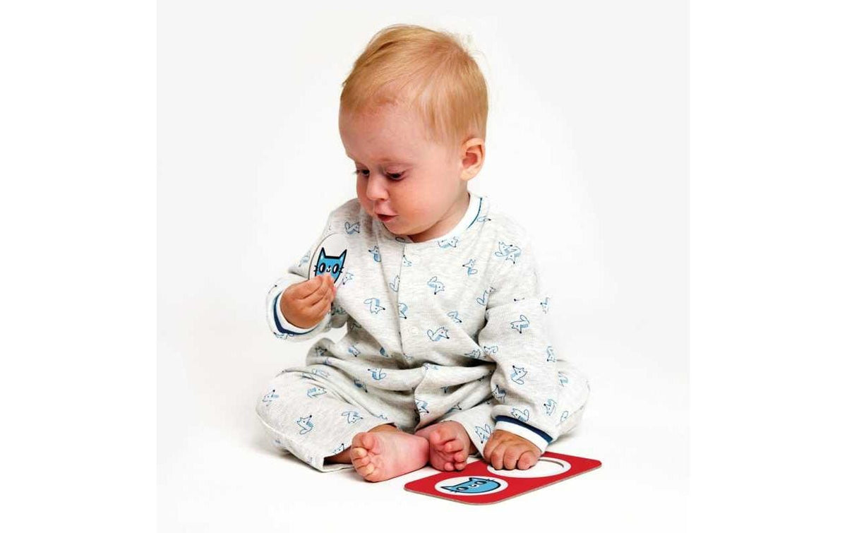 Banana panda Puzzle High Contrast Match the Twins – Logikspiel, ab 12 Monaten, EN/mehrsprachig