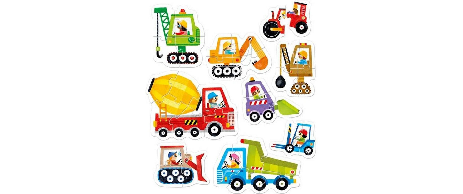 Banana panda Puzzle Fahrzeuge – 33 Teile – 19 × 16,5 cm – ab 2 Jahren