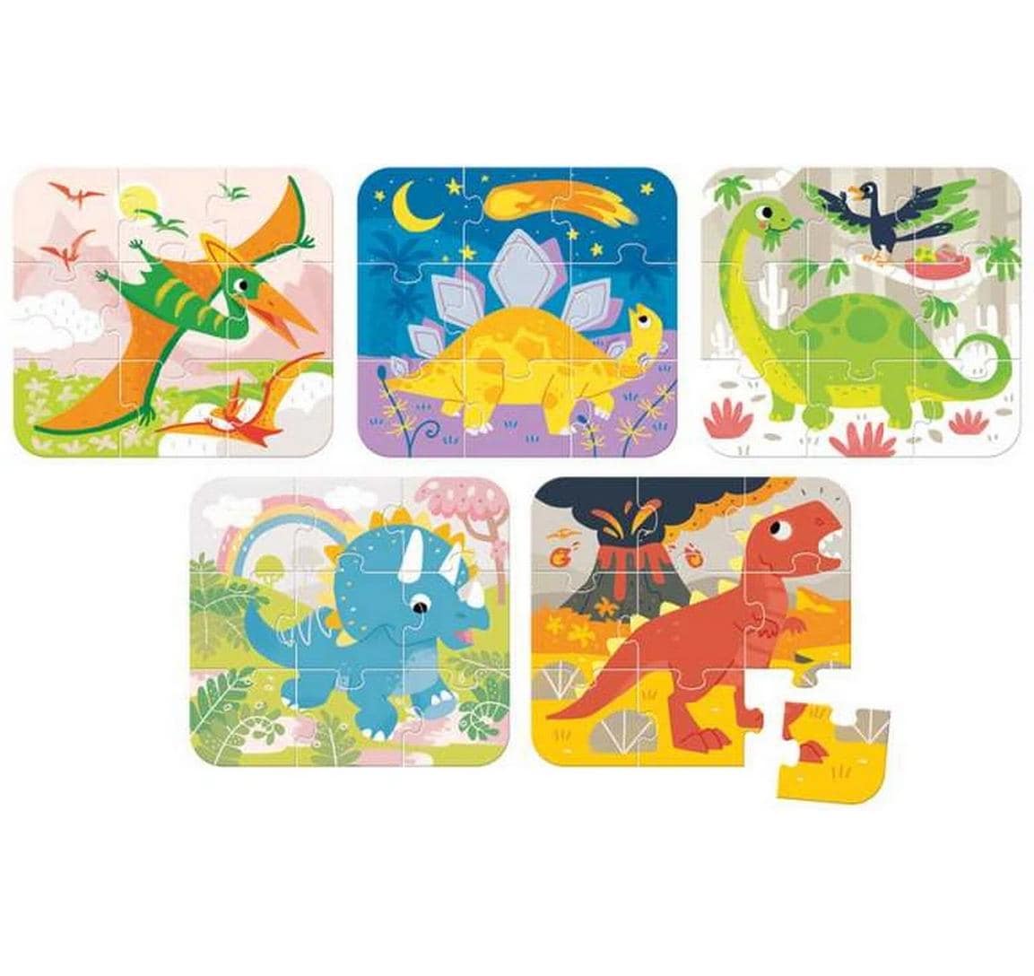 Banana panda Puzzle Tiere – 45 Teile – ab 3 Jahren – 13 × 4,5 cm – Pappe