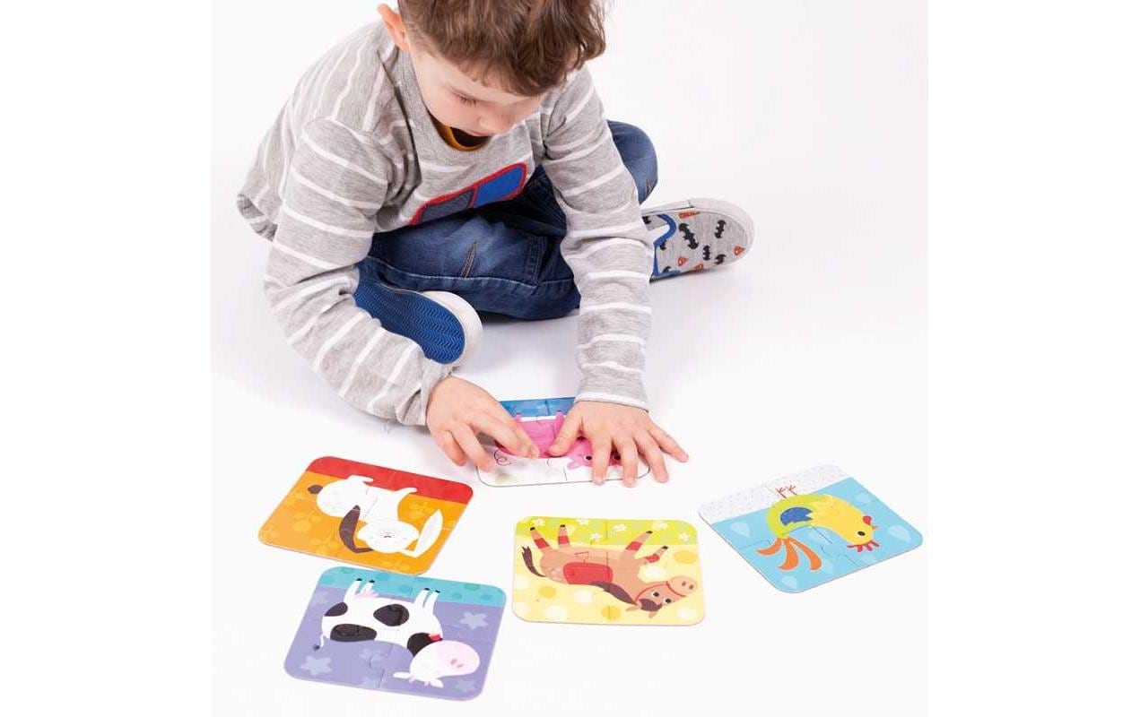 Banana panda Puzzle On-the-Go Animals – Logikspiel, ab 2 Jahren, DE/mehrsprachig
