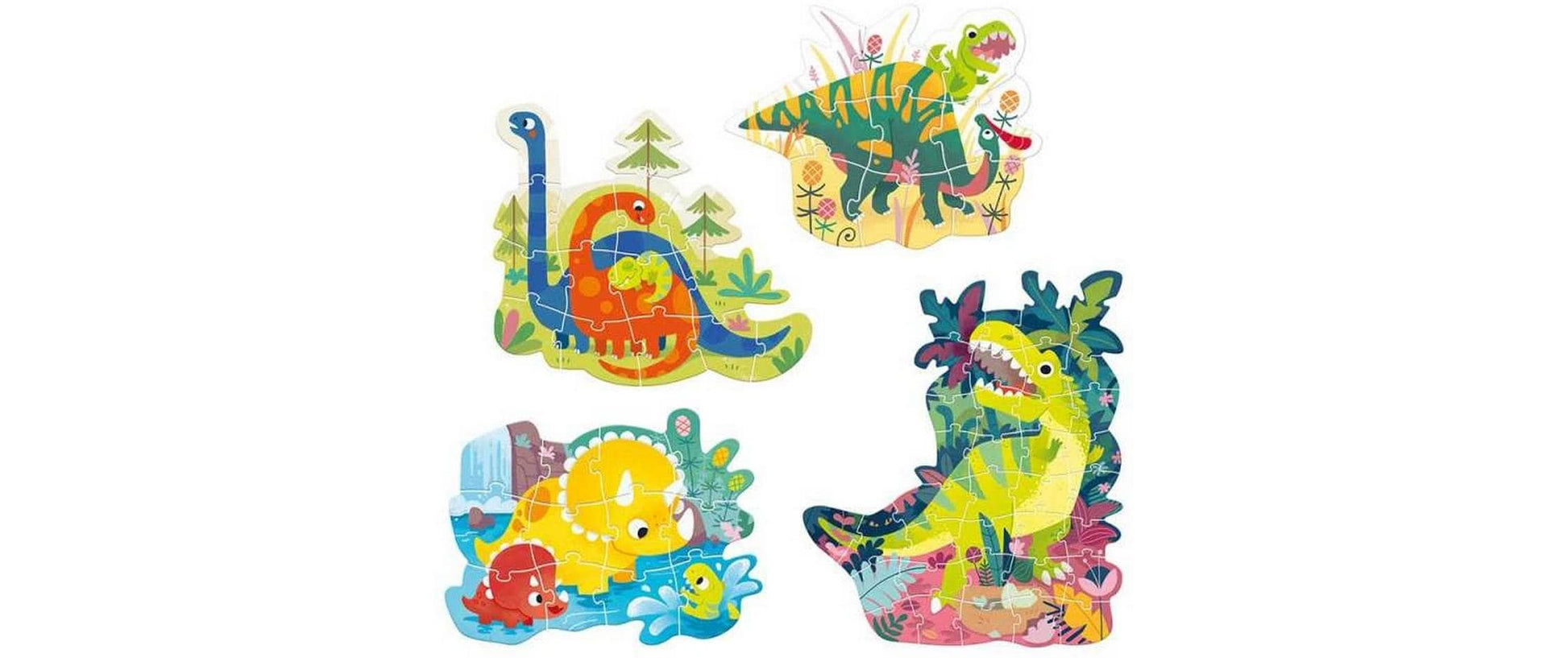 Banana panda Puzzle Hands at Play Dinosaurs – Logikspiel, ab 3 Jahren, EN/mehrsprachig