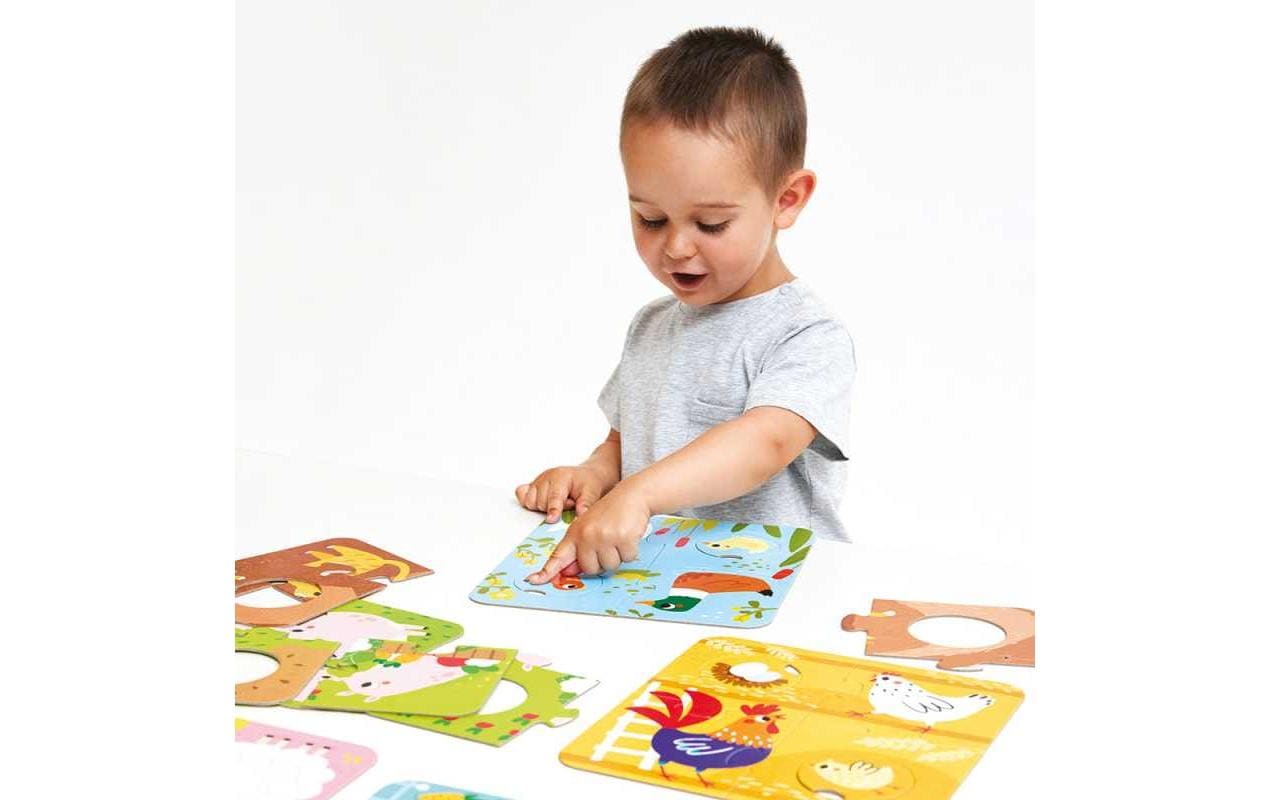 Banana panda Puzzle Tiere – grosse Puzzleteile – 36 Teile – 16,5 × 7 cm – ab 2 Jahren